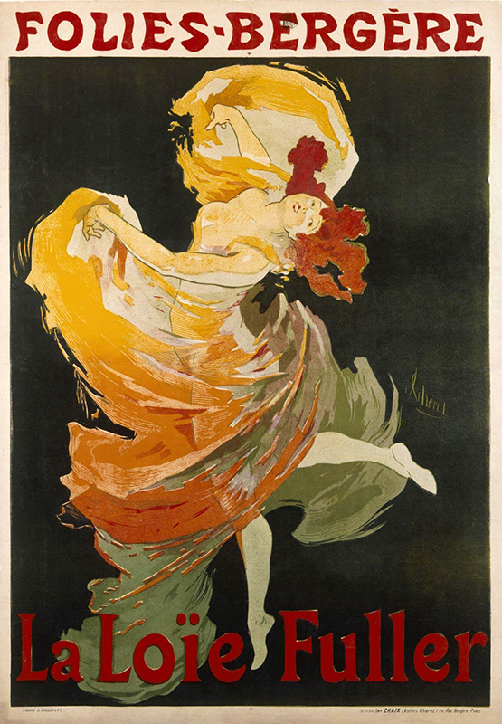 Loie Fuller Follies Bergere poster Loie Fuller Follies Bergere poster