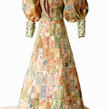 Money Dress, Susan Stockwell, 2010, International currency notes, cotton thread, canvas & mannequin frame © Susan Stockwell