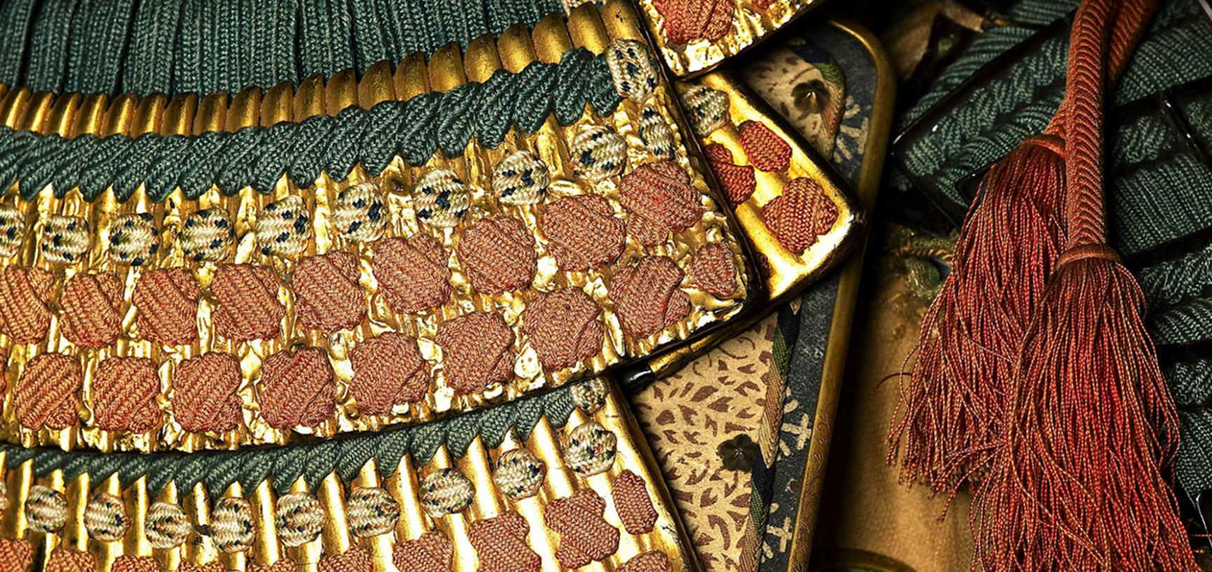 Ceremonal suit of armour for a samurai (detail)