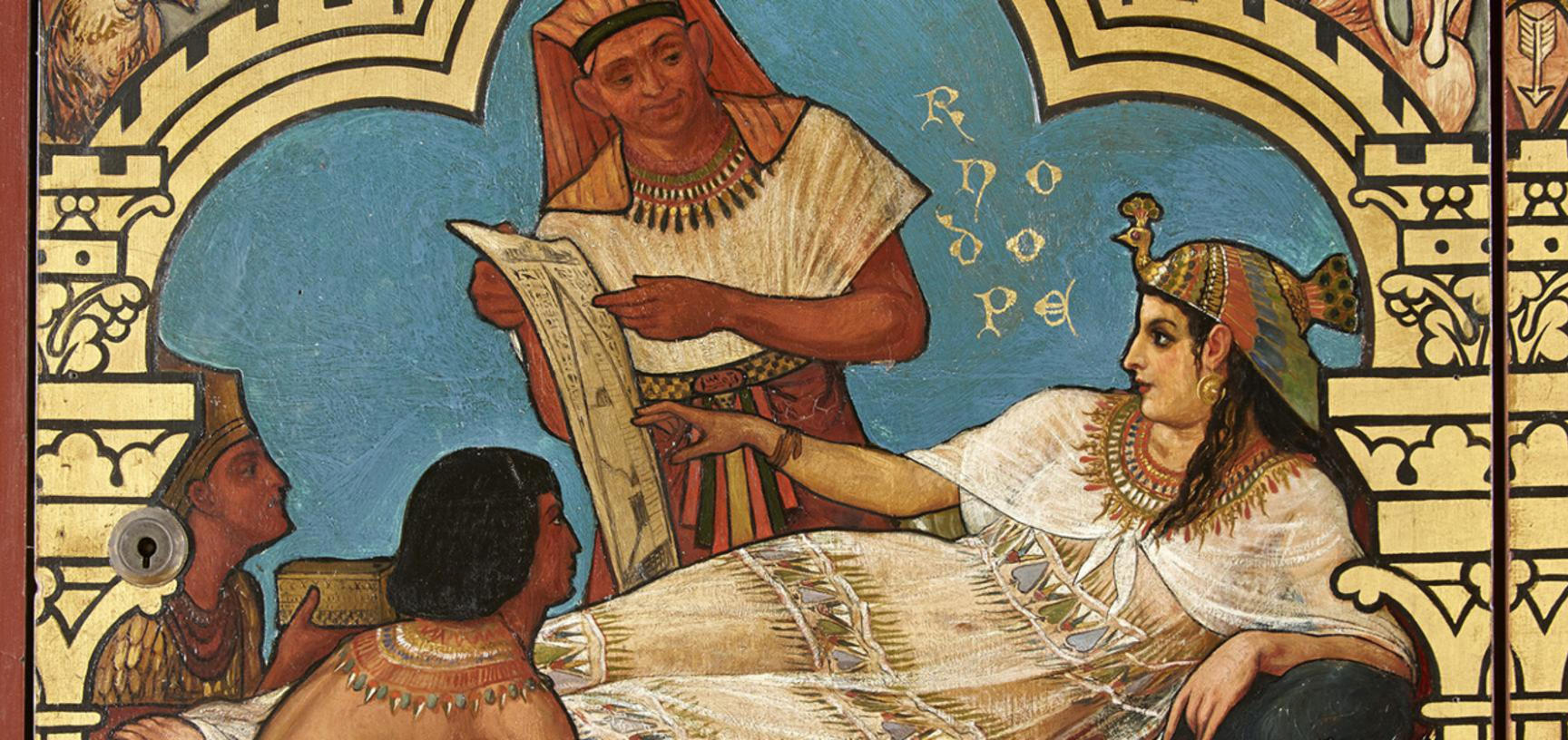 The Great Bookcase by William Burges (detail)