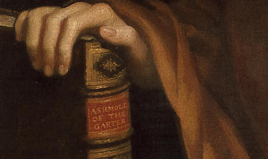 Portrait of Elias Ashmole by John Riley (detail)