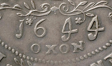 Oxford Crown from the Ashmolean collections (detail)