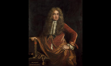 Portrait of Elias Ashmole by John Riley