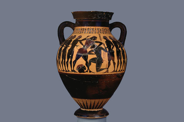 theseus and the minotaur pot ashmolean