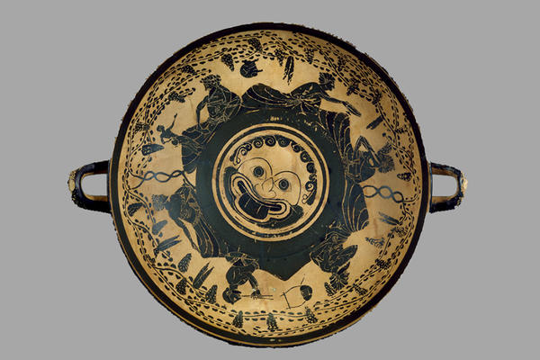 athenian pot with gorgon head ashmolean