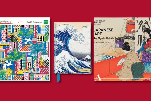 A selection of Ashmolean Christmas calendars