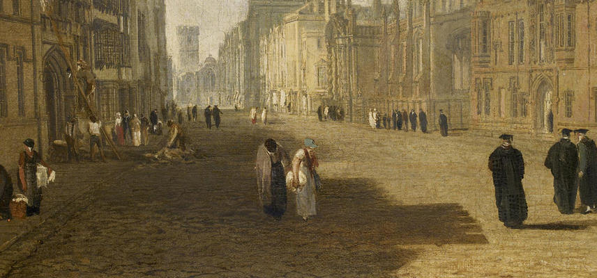 Turner's High Street (detail) by Joseph Mallord William Turner