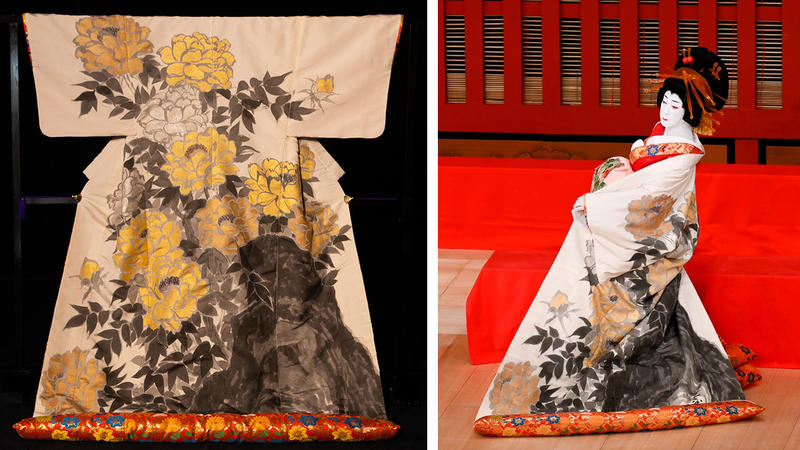 A Kabuki Costume and Kabuki Performance A Kabuki Costume and Kabuki Performance