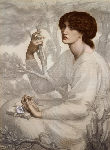 The Day Dream, by Dante Gabriel Rossetti, one of his most remarkable 'mythological' portraits of Jane Morris The Day Dream, by Dante Gabriel Rossetti, one of his most remarkable 'mythological' portraits of Jane Morris